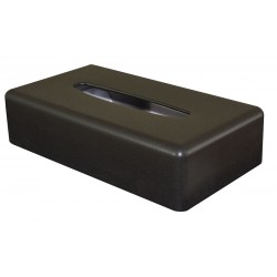 Prostokątny pojemnik Devon na chusteczki - czarny (opakowanie 6 sztuk) Kod produktu: 12466